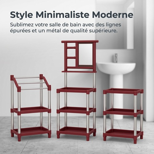 Support lavabo métal - support,